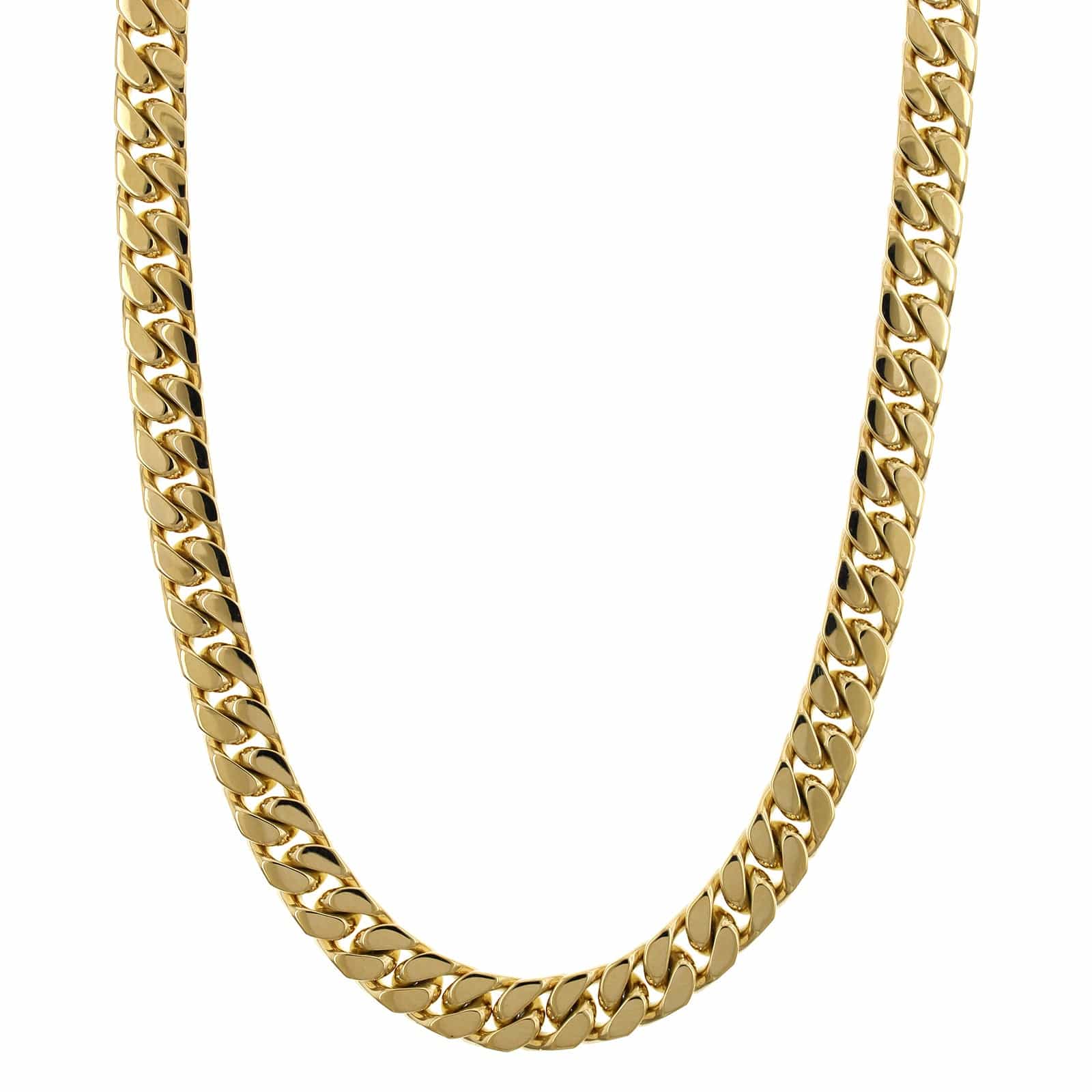18K Yellow Gold Heavy Curb Chain