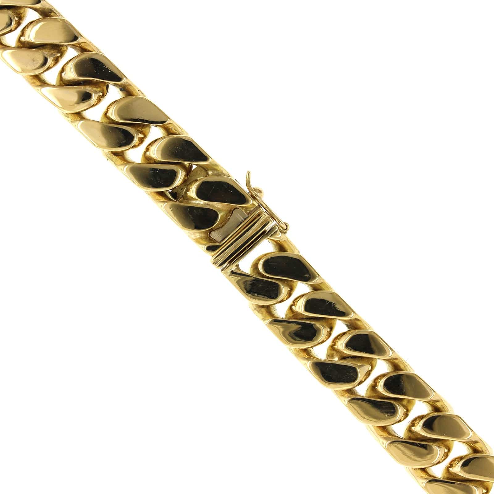 18K Yellow Gold Heavy Curb Chain - Image 2