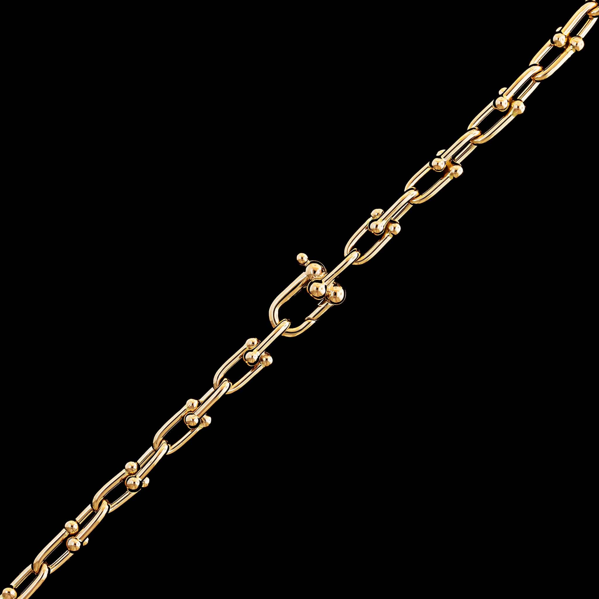 Tiffany & Co. 18K Rose Gold Estate Hardware Wrap Necklace - Image 3