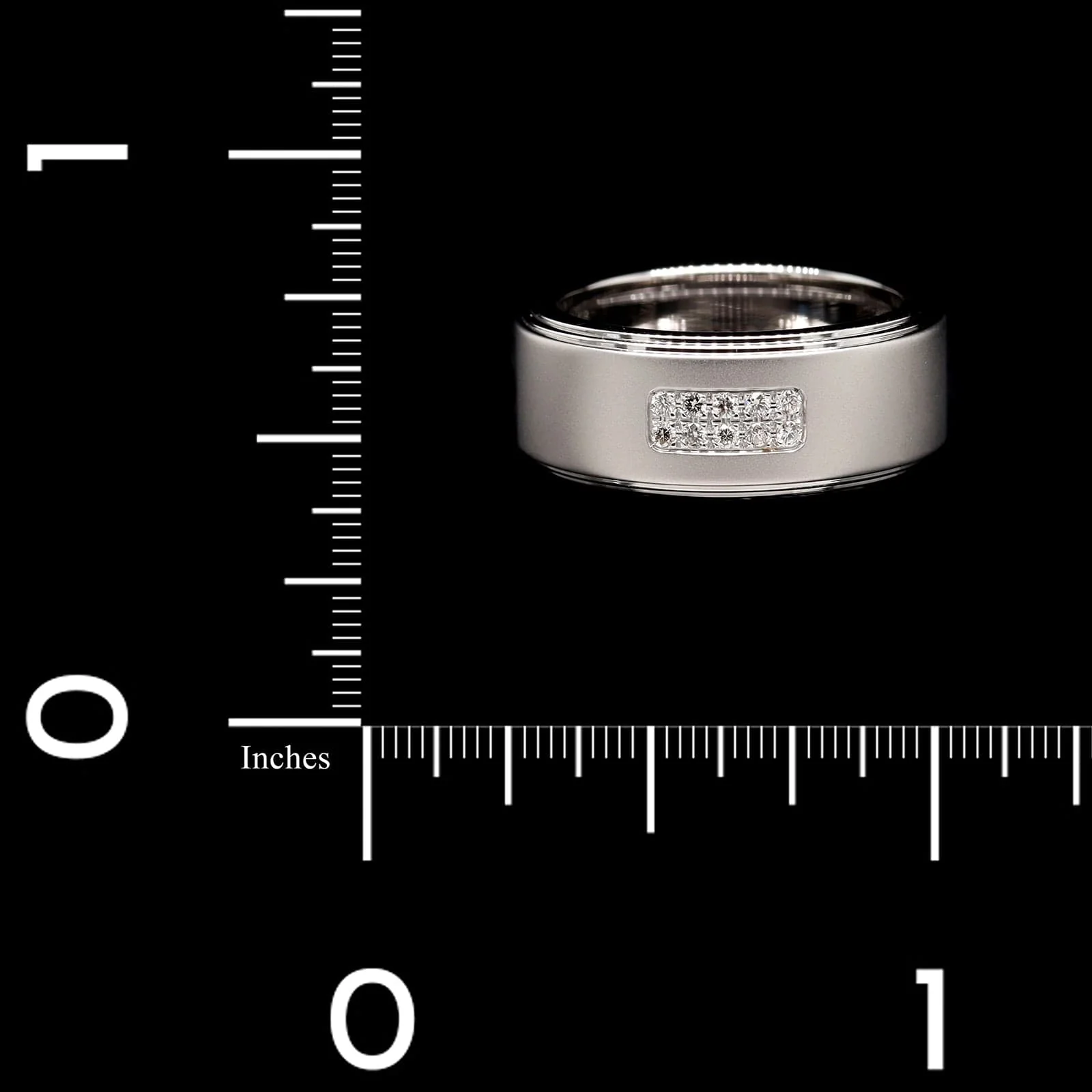 Tiffany & Co. 18K White Gold Estate Century Diamond Band - Image 4