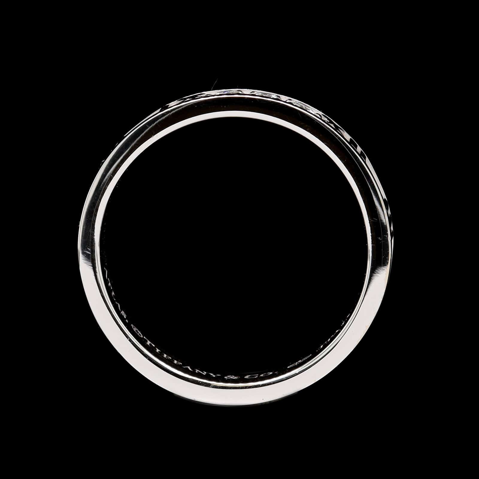 Tiffany & Co. 18K White Gold Estate Diamond Atlas Band - Image 3
