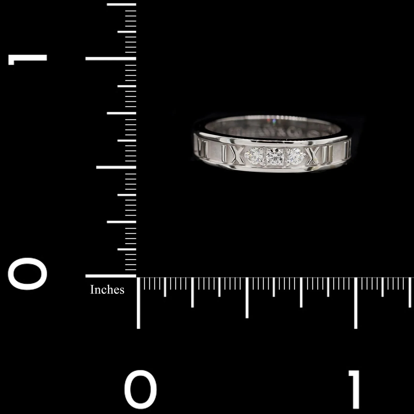 Tiffany & Co. 18K White Gold Estate Diamond Atlas Band - Image 4