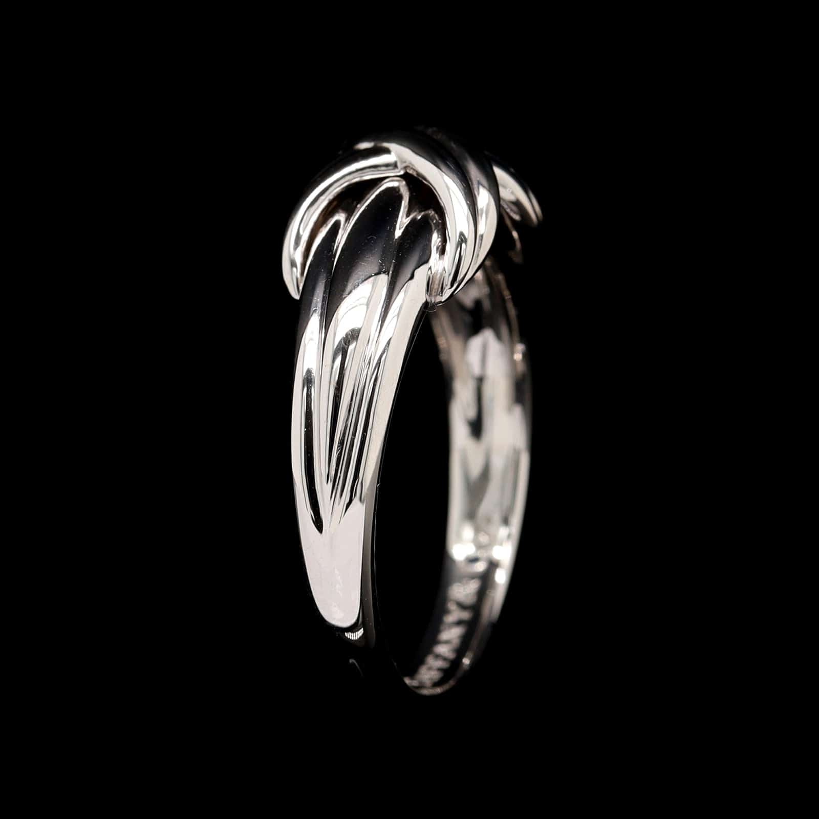 Tiffany & Co. 18K White Gold Estate Signature X Ring - Image 2