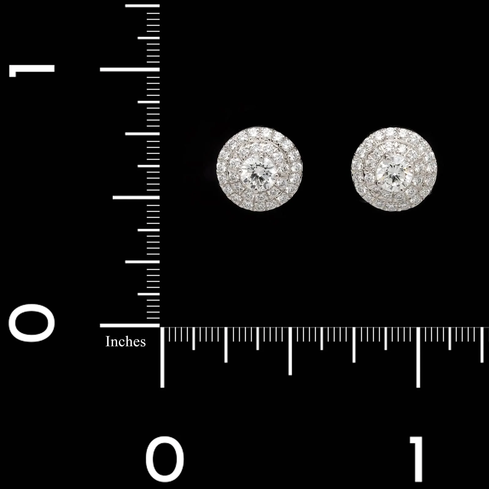 Tiffany & Co. Platinum Estate Diamond Soleste Earrings - Image 2