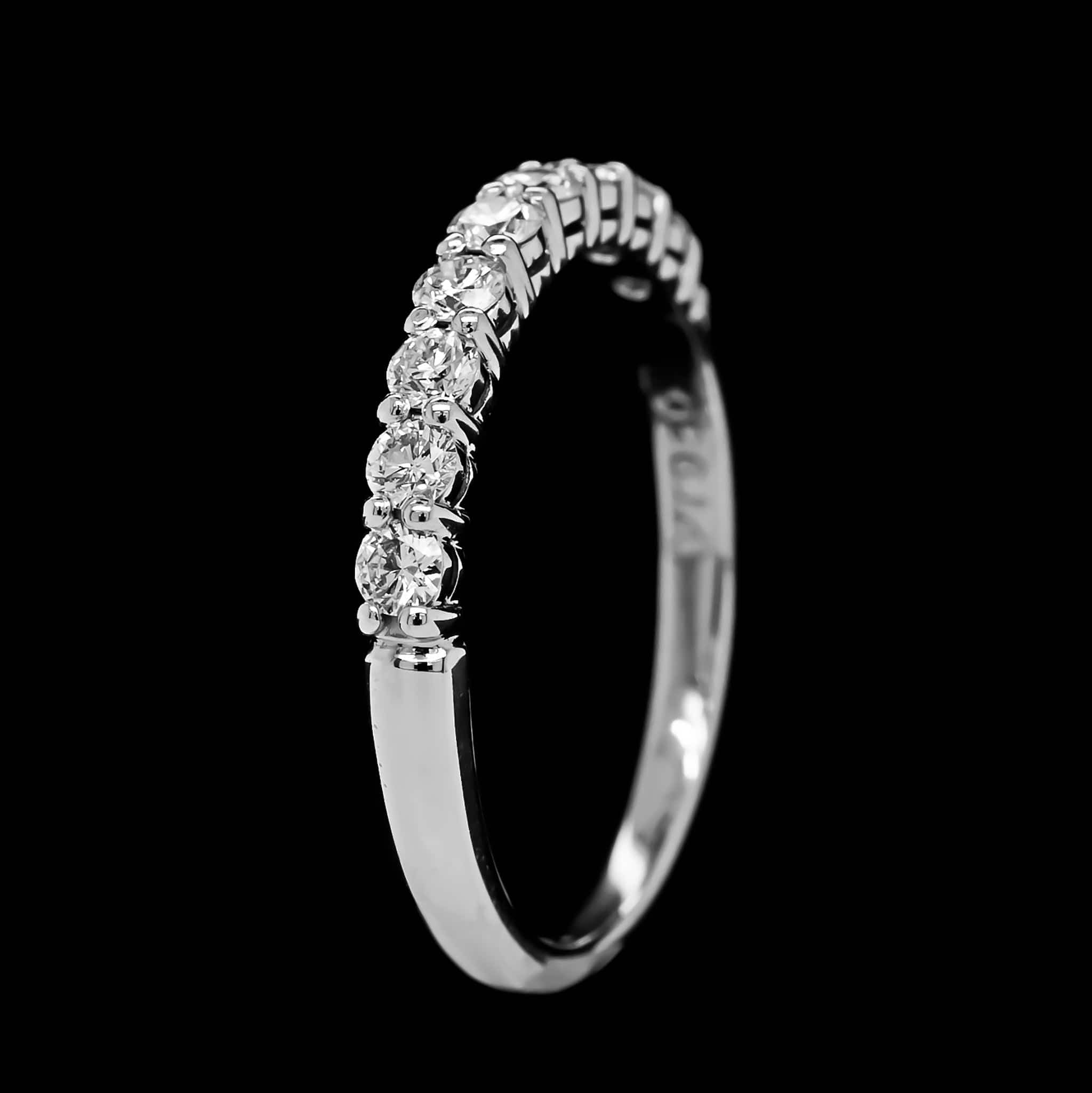 Tiffany & Co. Platinum Estate Diamond Tiffany Forever Band - Image 2