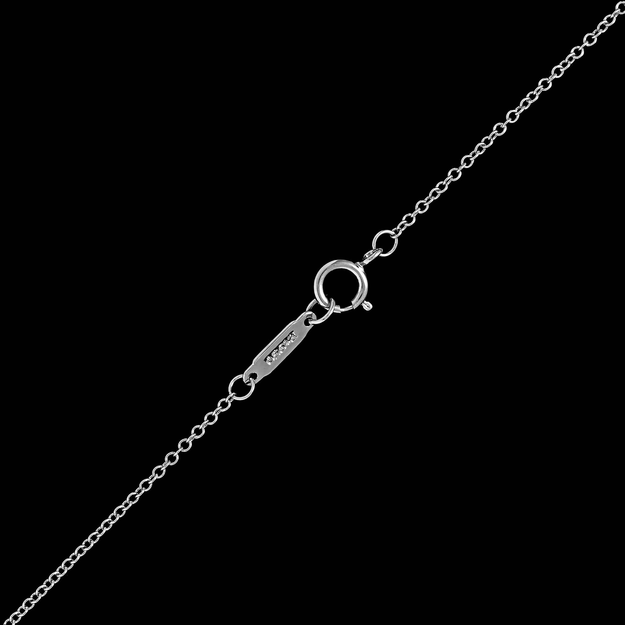 Tiffany & Co. Platinum Estate Tanzanite and Diamond Paper Flower Firefly Necklace - Image 3
