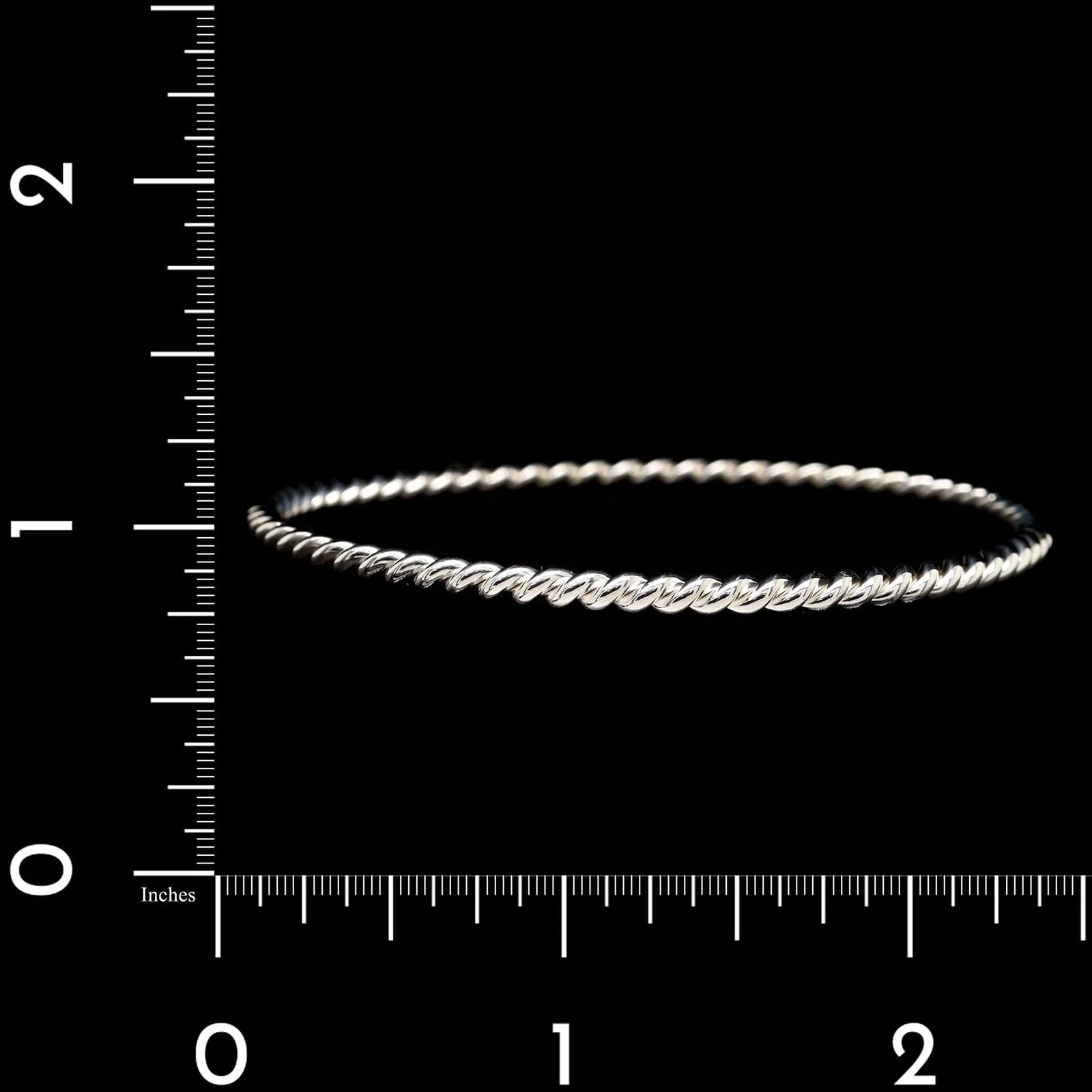 Tiffany & Co. Sterling Silver Estate Twist Twirl Bangle Bracelet - Image 3