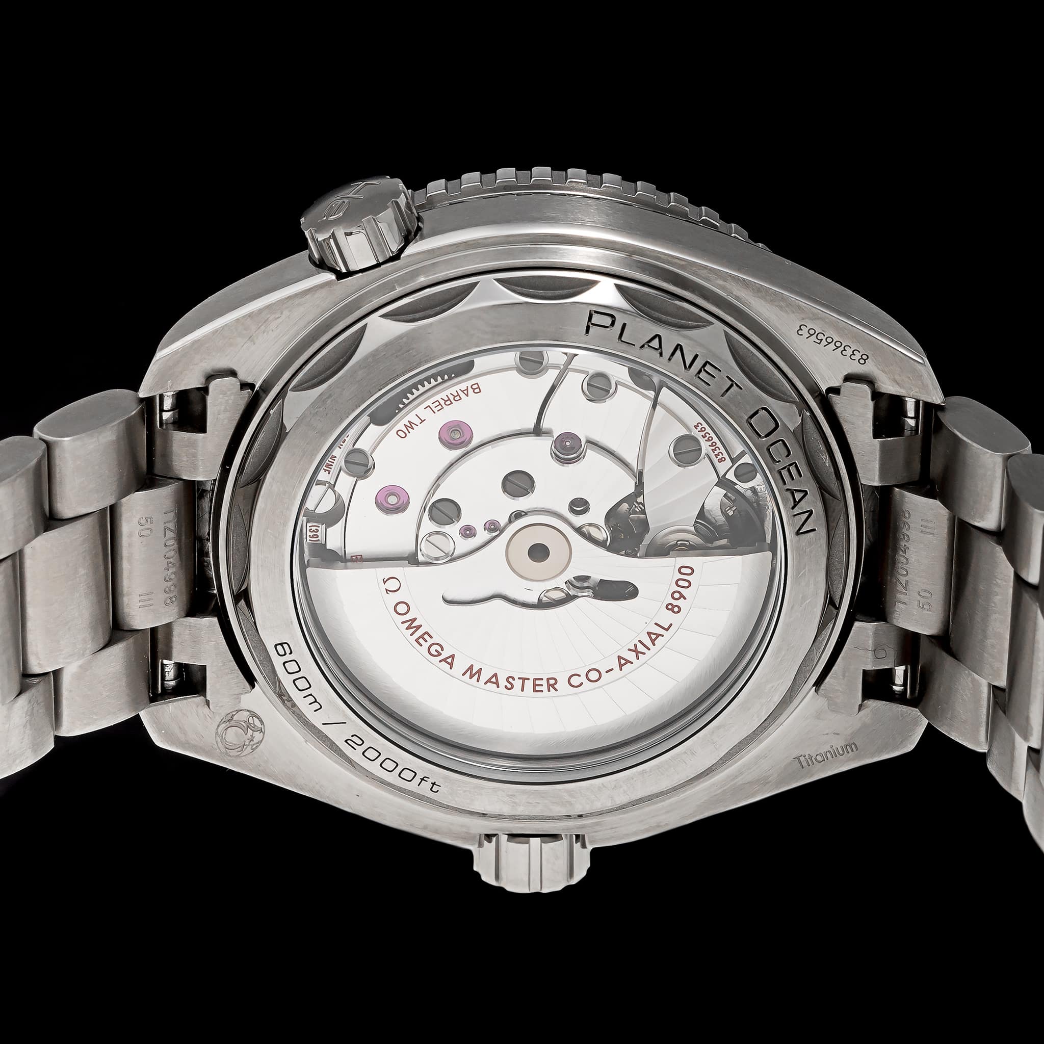 Titanium Pre-Owned Omega Seamaster Planet Ocean 600m Estate Watch - Image 4