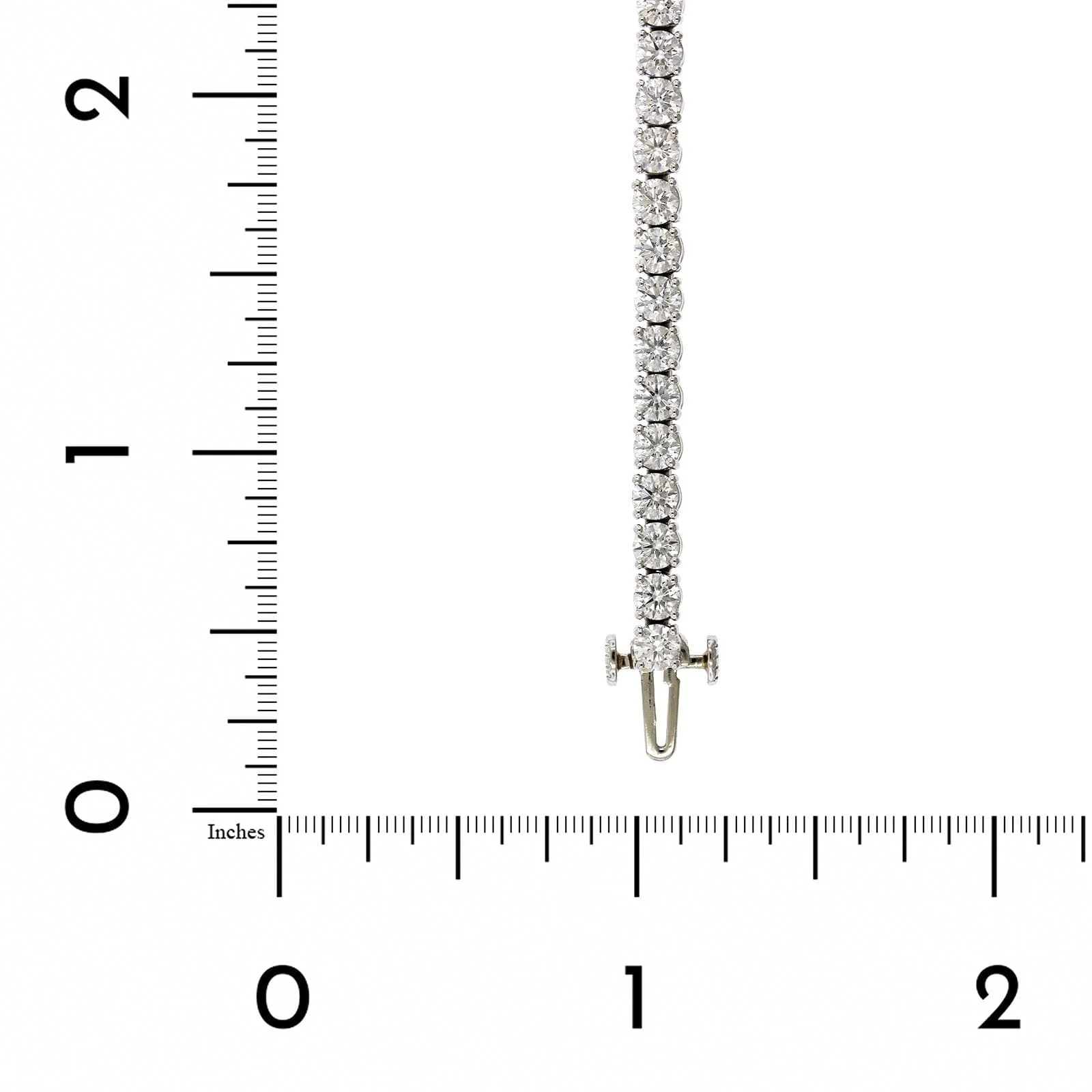 Platinum Diamond Tennis Bracelet - Image 3