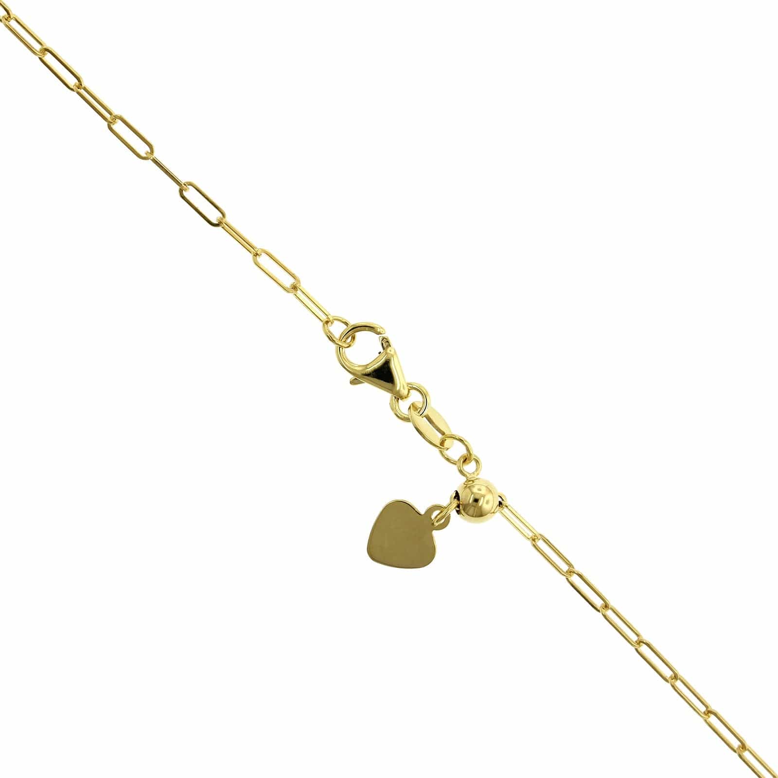 14K Yellow Gold Paperclip Chain - Image 2