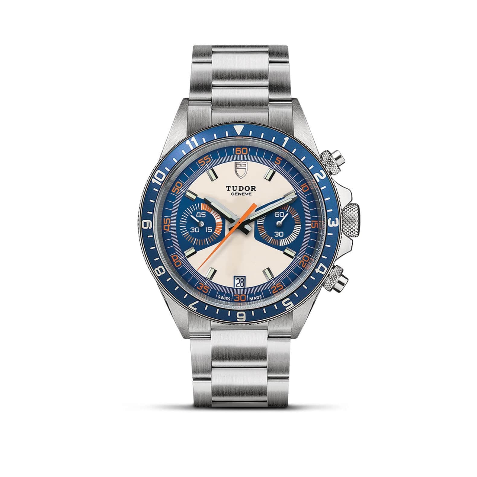 TUDOR Heritage Chrono Blue Steel M70330B-0004