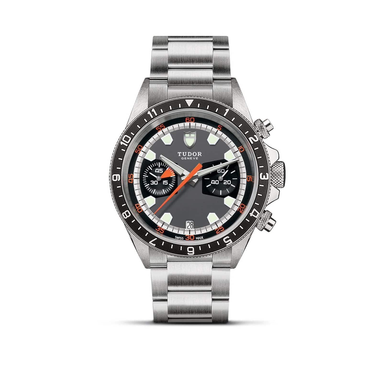 TUDOR Heritage Chrono Steel M70330N-0001