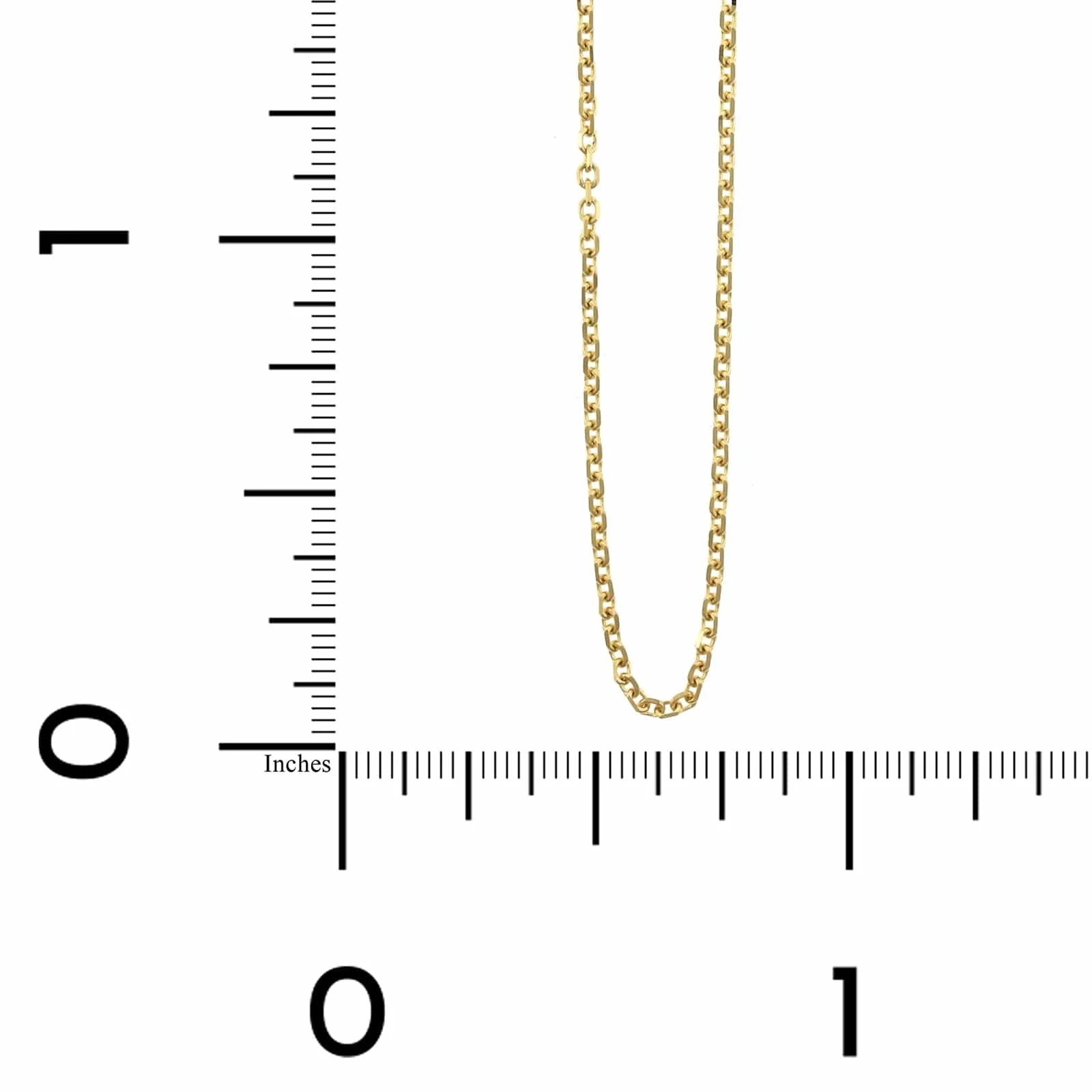 14K Yellow Gold Cable Chain Necklace - Image 5
