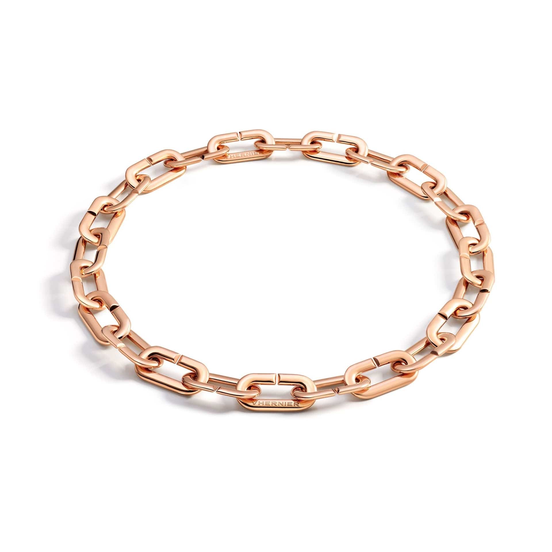Vhernier 18K Rose Gold Mon Jeu Link Chain Necklace