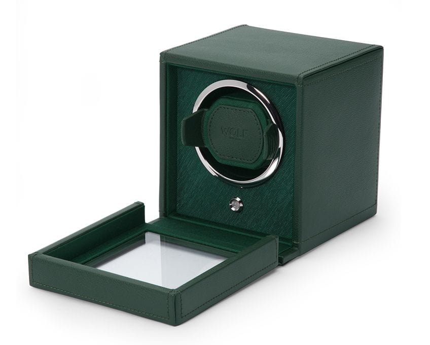Cub Single Watch Winder with Cover Green - Image 3