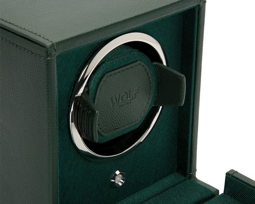 Cub Single Watch Winder with Cover Green - Image 4