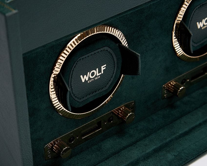 British Racing Double Watch Winder with Storage - Image 5
