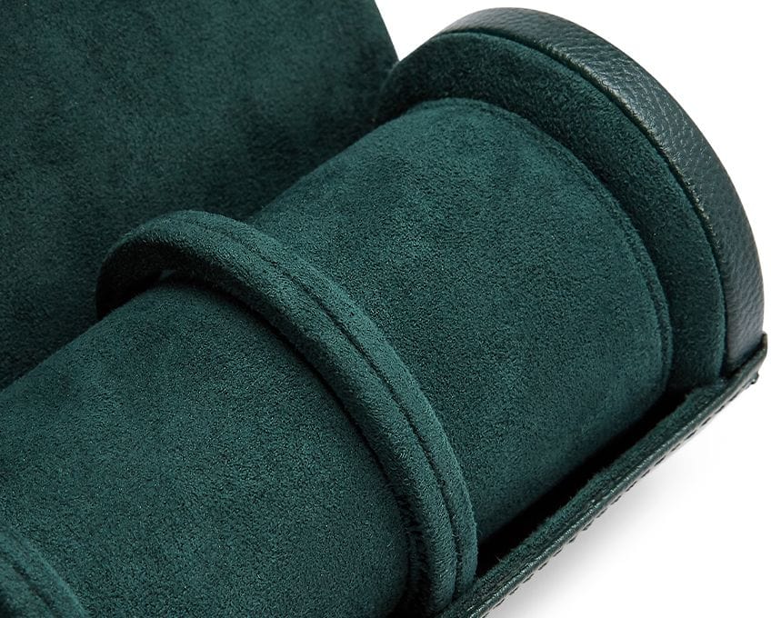 British Racing Green Triple Watch Roll - Image 3