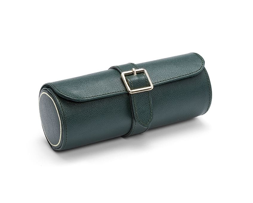 British Racing Green Triple Watch Roll - Image 7