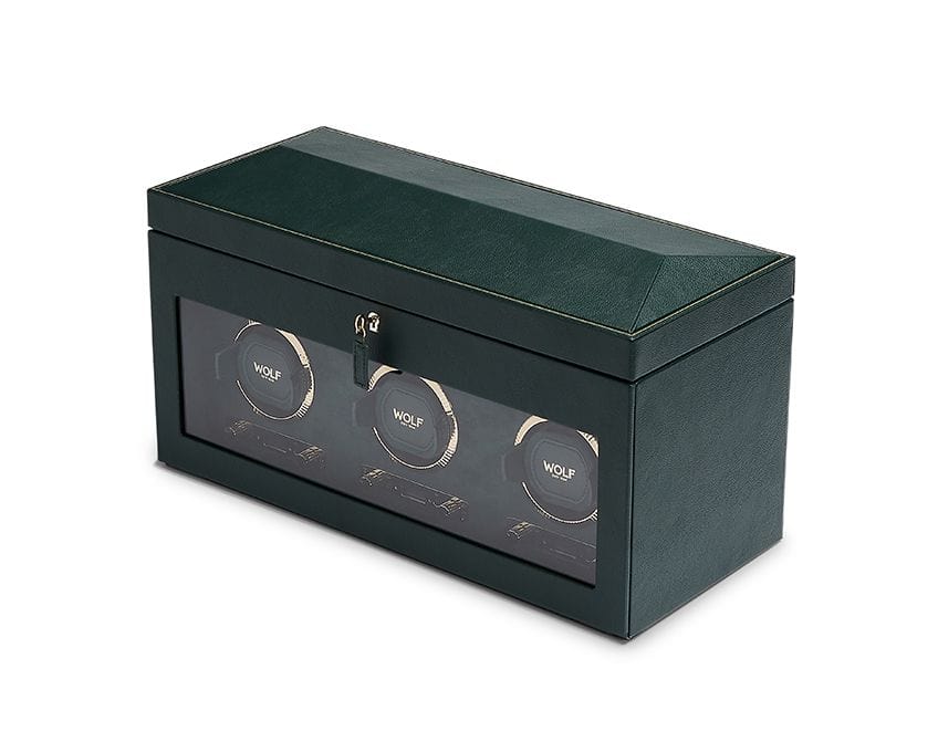 British Racing Triple Watch Winder with Storage - Image 4