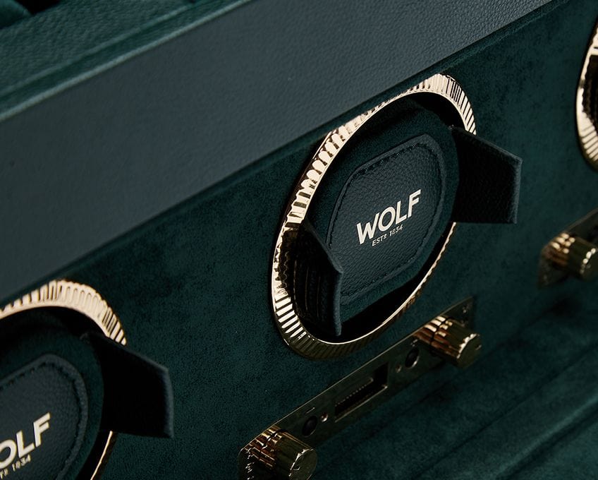 British Racing Triple Watch Winder with Storage - Image 5