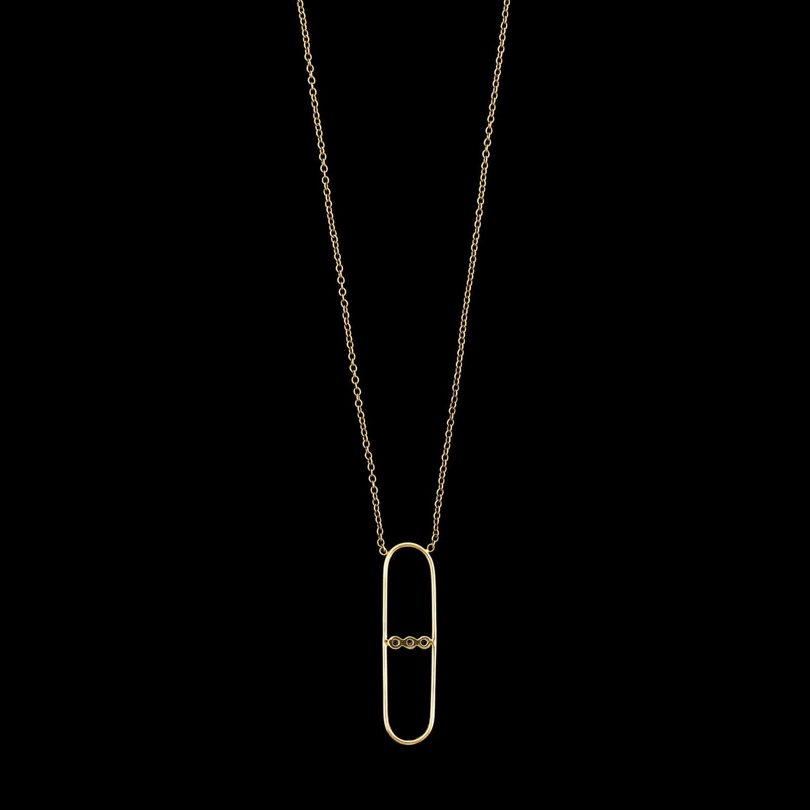 Zoe Chico 14K Yellow Gold Estate Diamond Pendant - Image 2